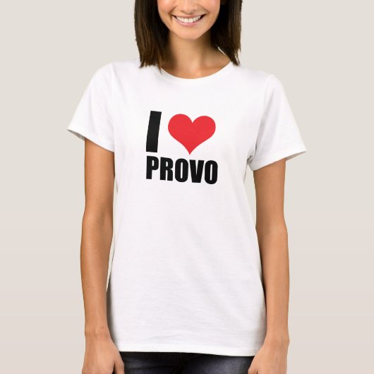 Ik hou van Provo T-shirt (Voorkant)