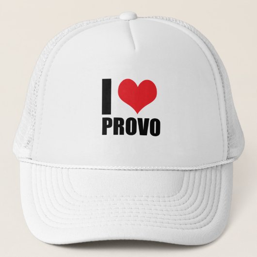 Ik hou van Provo Trucker Pet (Voorkant)