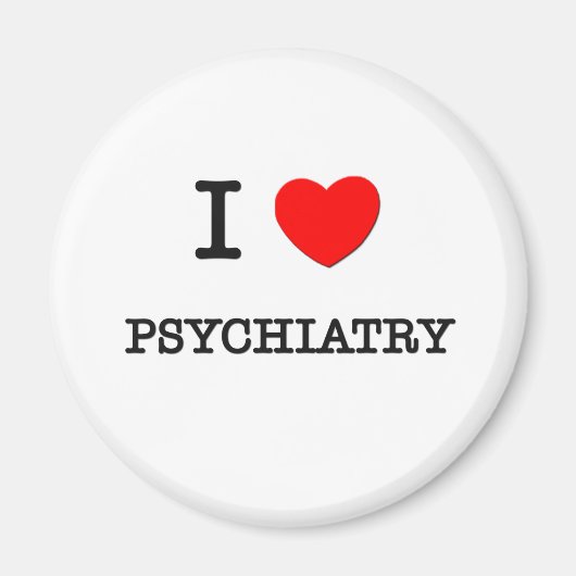 IK HOU VAN PSYCHIATRIE MAGNEET (Voorkant)
