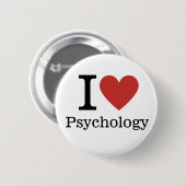 Ik hou ❤️ van psychologie PIN BUTTON (Voorkant /achterkant)
