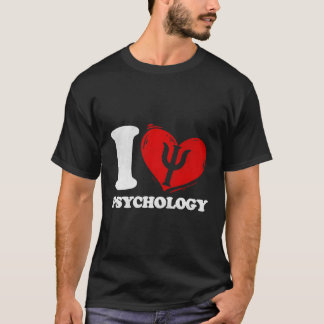 Ik hou van psycholoog t-shirt
