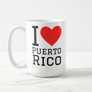 Ik hou van Puerto Rico Koffiemok