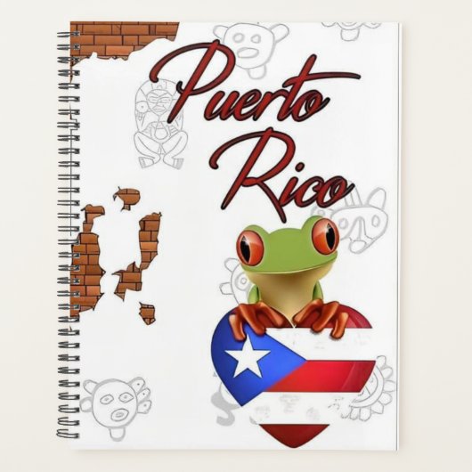 Ik hou van Puerto Rico Planner (Voorkant)