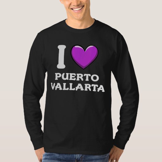 Ik hou van Puerto Vallarta Mexico 2 T-shirt (Voorkant)