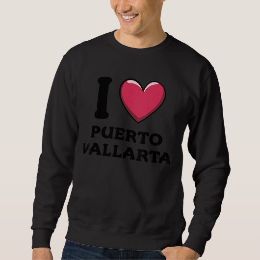 Ik hou van Puerto Vallarta Mexico Trui (Voorkant)
