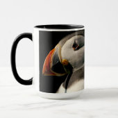 Ik hou van Puffins Bird Wildlife Verjaardagskoffie Mok (Links)
