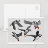 Ik hou van Puffins! Briefkaart (Voorkant / Achterkant)