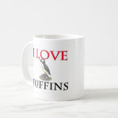 Ik hou van Puffins Koffiemok (Voorkant links)