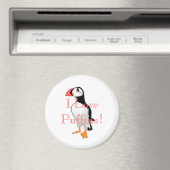 Ik hou van Puffins! Magneet (Insitu (Vaatwasser))