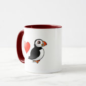 Ik hou van Puffins Mok (Voorkant links)