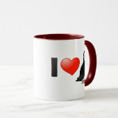 Ik hou van Puffins Mok (Voorkant rechts)