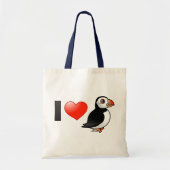 Ik hou van Puffins Tote Bag (Voorkant)