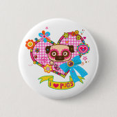 Ik hou van Pugs! Button (Voorkant)