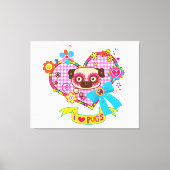 Ik hou van Pugs! canvas afdruk (Voorkant)