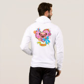 Ik hou van Pugs! Hoodie (Achterkant volledig)