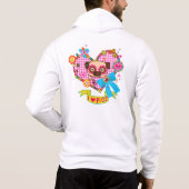 Ik hou van Pugs! Hoodie (Achterkant)