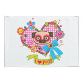 Ik hou van Pugs! Kussenslopen (Achterkant-Rechts)