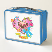 Ik hou van Pugs! Lunchbox (Achterkant)