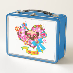 Ik hou van Pugs! Lunchbox