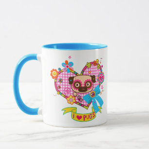 Ik hou van Pugs! Mok