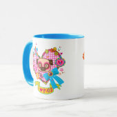 Ik hou van Pugs! Mok (Voorkant links)