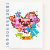 Ik hou van Pugs! Notitieboek (Voorkant)