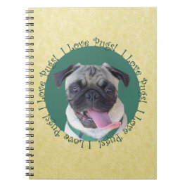 Ik hou van Pugs! Notitieboek