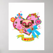 Ik hou van Pugs! Poster (Voorkant)