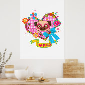 Ik hou van Pugs! Poster (Keuken)