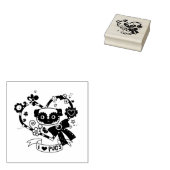 Ik hou van Pugs! Stamp Rubberstempel (Gestempeld)