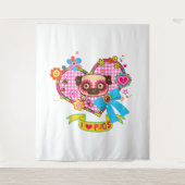 Ik hou van Pugs! Wandkleed (Voorkant)