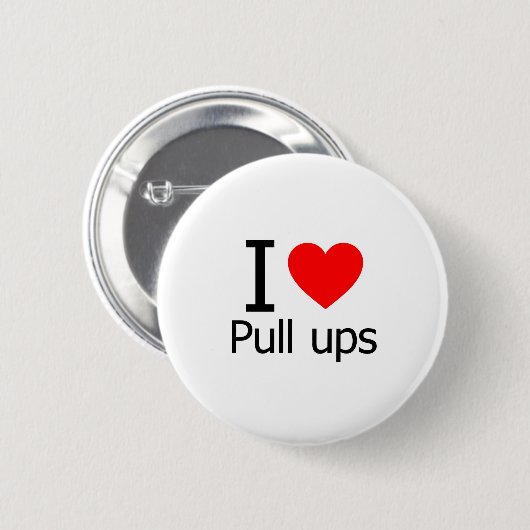Ik hou van Pull Ups Ronde Button 5,7 Cm (Voorkant /achterkant)