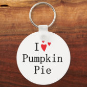 Ik hou van Pumpkin Pie Sleutelhanger (Voorkant)