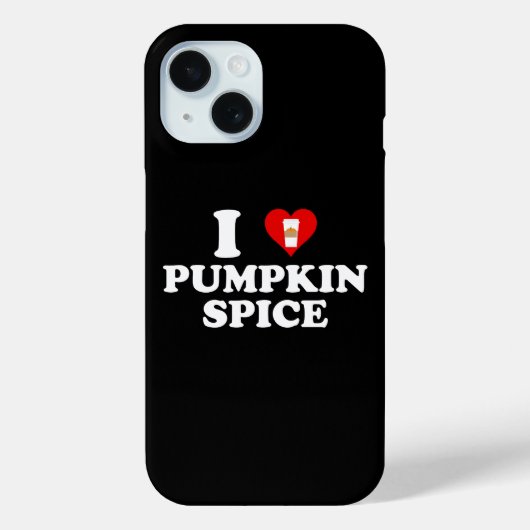 Ik hou van Pumpkin Spice Case-Mate iPhone Case (Achterkant)