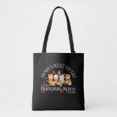 Ik hou van Pumpkin Spice Drink Canvas tas (Voorkant)