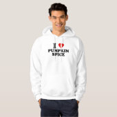 Ik hou van Pumpkin Spice Hoodie (Voorkant volledig)