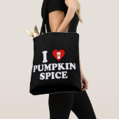 Ik hou van Pumpkin Spice Tote Bag (Dichtbij)