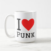 Ik hou van punk koffiemok (Links)