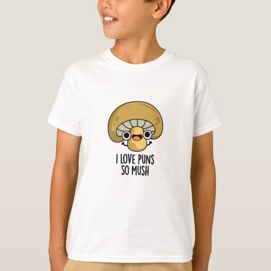 Ik hou van Punts, zo grappige paddenstoel T-shirt (Voorkant)