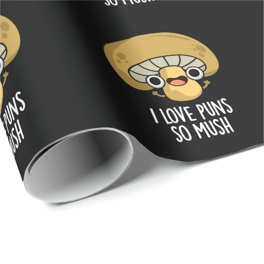 Ik hou van Puntstip, zo smerig Funny Mushroom Pun  Cadeaupapier (Rol Hoek)