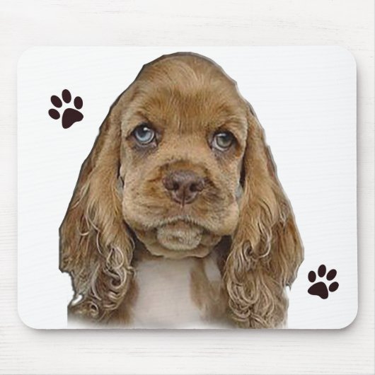 Ik hou van puppies muispad muismat (Voorkant)