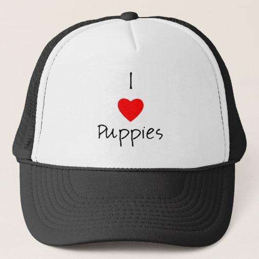 Ik hou van Puppies Trucker Pet (Voorkant)