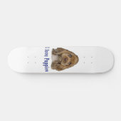 Ik hou van puppy's skateboard (Horizontaal)