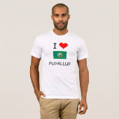 Ik hou van Puyallup Washington T-shirt (Voorkant volledig)
