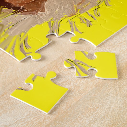 Ik hou van puzzels, mooie honden en vun legpuzzel (Zijkant)