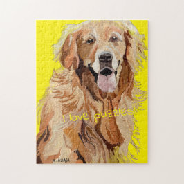 Ik hou van puzzels, mooie honden en vun legpuzzel