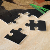 Ik hou van puzzels, mooie honden en vun legpuzzel (Zijkant)