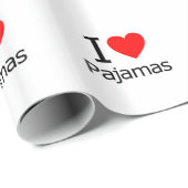 Ik hou van pyjama cadeaupapier (Rol Hoek)