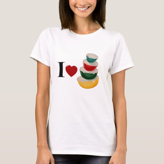 Ik hou van Pyrex T-shirt (Voorkant)