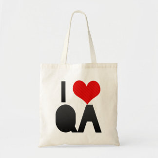 Ik hou van QA Tote Bag